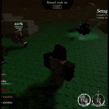 a screenshot of a video game that says round ends in 30 seconds