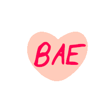 Bae Love Sticker - Bae Love Ditut Stickers
