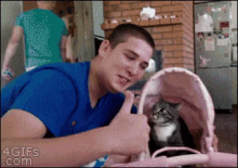 Gato Cat GIF - Gato Cat Thumbs Up GIFs