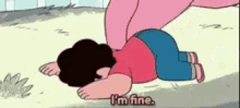 steven universe im fine tired exhausted