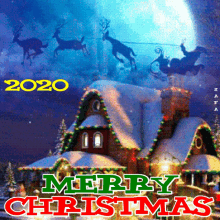 2020 Merry Christmas GIF - 2020 Merry Christmas Reindeer GIFs