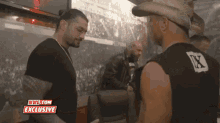 Roman Reigns Shawn Michaels GIF - Roman Reigns Shawn Michaels Handshake GIFs