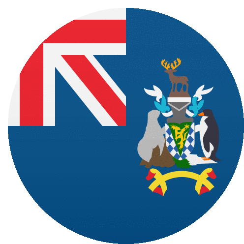 South Georgia And South Sandwich Islands Flags Sticker - South Georgia And South Sandwich Islands Flags Joypixels Stickers