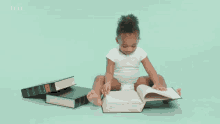 Baby Reading GIF - Baby Reading Books GIFs