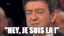 Hey, Je Suis Là ! GIF - Coucou Jean Luc Melenchon Je Suis La GIFs