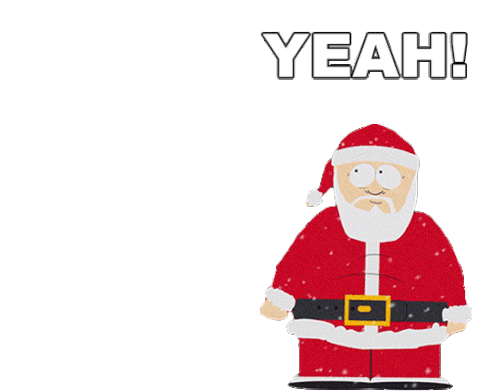 Yeah Santa Claus Sticker - Yeah Santa Claus South Park Stickers