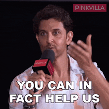 You Can In Fact Help Us Hrithik Roshan GIF - You Can In Fact Help Us Hrithik Roshan Pinkvilla GIFs