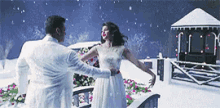 Song In The Snow GIF - Salman Jacqueline Romancing GIFs