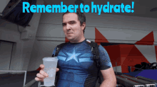 Michael Kay Hydrate GIF - Michael Kay Hydrate Captain America GIFs