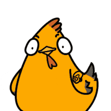 yeah boy chicken hen rooster thumbs up