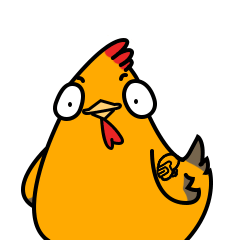 Cartoon Yellow Chicken Arrow Up GIF PNG Images