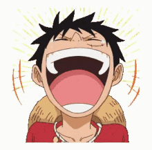 One Piece Luffy GIF - One Piece Luffy Laugh GIFs