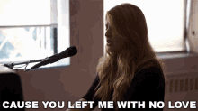 Cause You Left Me With No Love Maelyn GIF - Cause You Left Me With No Love Maelyn I Got No More Love Left GIFs