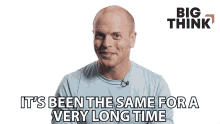 Its Been The Same For A Very Long Time Tim Ferriss GIF - Its Been The Same For A Very Long Time Tim Ferriss Big Think GIFs