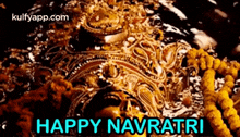 Happy Navratri.Gif GIF - Happy Navratri Goddessdurga Bless You GIFs