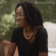 Small Nods Andrea Pitter GIF - Small Nods Andrea Pitter Making The Cut GIFs