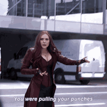 Wanda Maximoff You Were Pulling Your Punches GIF - Wanda Maximoff You Were Pulling Your Punches Elizabeth Olsen GIFs