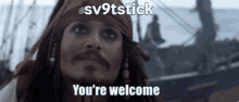 Sv9tstick Youre Welcome GIF