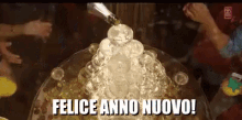 Feliceannonuovo Bollywood Brindisi Veglione Buonanno Champagne Spumante GIF - Happy New Year Party Drinks GIFs