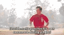 Undrafted Undrafted Movie GIF - Undrafted Undrafted Movie Punching A Teammate GIFs