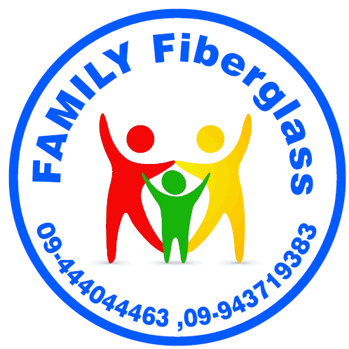 Family Fiberglass Fiberglass Sticker
