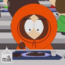Messing With Food Kyle Mccormick GIF - Messing With Food Kyle Mccormick South Park World Privacy Tour GIFs