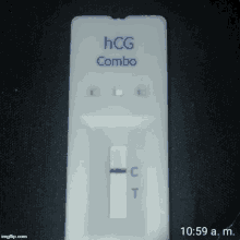 hcg combo pregnancy test positive