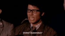 it crowd richard ayoade maurice moss united queendom gay musical