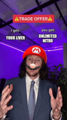 Mario Liver GIF - Mario Liver Unlimited Nitro GIFs