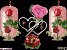 Hearts Roses GIF - Hearts Roses Love GIFs