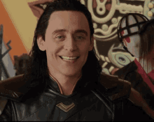 Loki Happy GIF - Loki Happy Tom Hiddleston GIFs