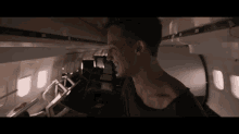 Guy And A Plane Cute Guy GIF - Guy And A Plane Cute Guy Smiling GIFs