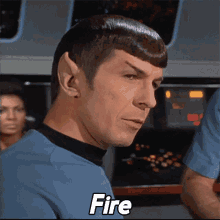 Fire Mr Spock GIF - Fire Mr Spock Henoch GIFs