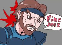 Fine, Jeez!! - Solid Snake GIF - Fine Jeez Metal Gear GIFs