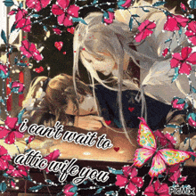 a picture of a man and woman with the words i can 't wait to attic wife you written on it