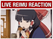 reimu hakurei retro live reaction live reimu reaction