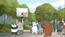 Basketball Grizzly Bear GIF - Basketball Grizzly Bear Ice Bear GIFs