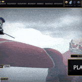 a screenshot of a video game that says select " market " on the bottom