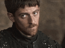 a close up of a man 's face with the words lord-aldhelm gifs above him