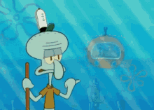 Spongebob Squidward GIF - Spongebob Squidward Hit GIFs