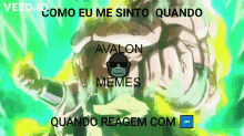 Avalon Meme GIF - Avalon Meme Broly GIFs