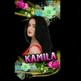 a picture of flowers and butterflies with the words happy birthday on it