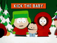 Kick The Baby Kyle Broflovski GIF - Kick The Baby Kyle Broflovski Ike GIFs
