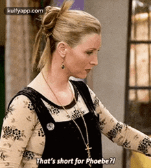 That'S Short For Phoebe?!.Gif GIF - That'S Short For Phoebe?! Friends Hindi GIFs