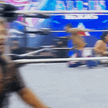 a blurry photo of a wrestling match with the caption " the kipsabian "