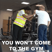 You Won'T Come To The Gym Rickey GIF - You Won'T Come To The Gym Rickey You'Re Not Going To Hit The Gym GIFs
