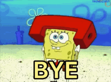 Bye Spongebob GIF - Bye Spongebob Waving GIFs