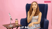 Lip Balm Hesha Chimah GIF - Lip Balm Hesha Chimah Pinkvilla GIFs