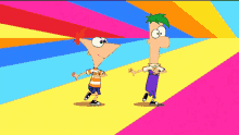 phineas and ferb dancing brothers