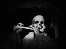 Skeleton Playing GIF - Skeleton Playing Flute GIFs